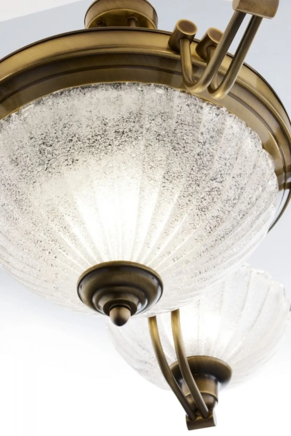 Lampa sufitowa CARMEN mosiądz patynowany 6xE27