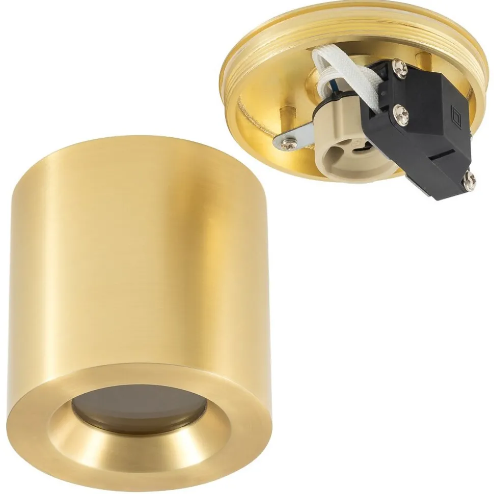Lampa Sufitowa CEARA Złoty 1xGU10 IP44