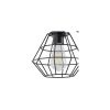 Lampa Sufitowa DIAMOND Czarny Metalowy Klosz 1xE27 30cm