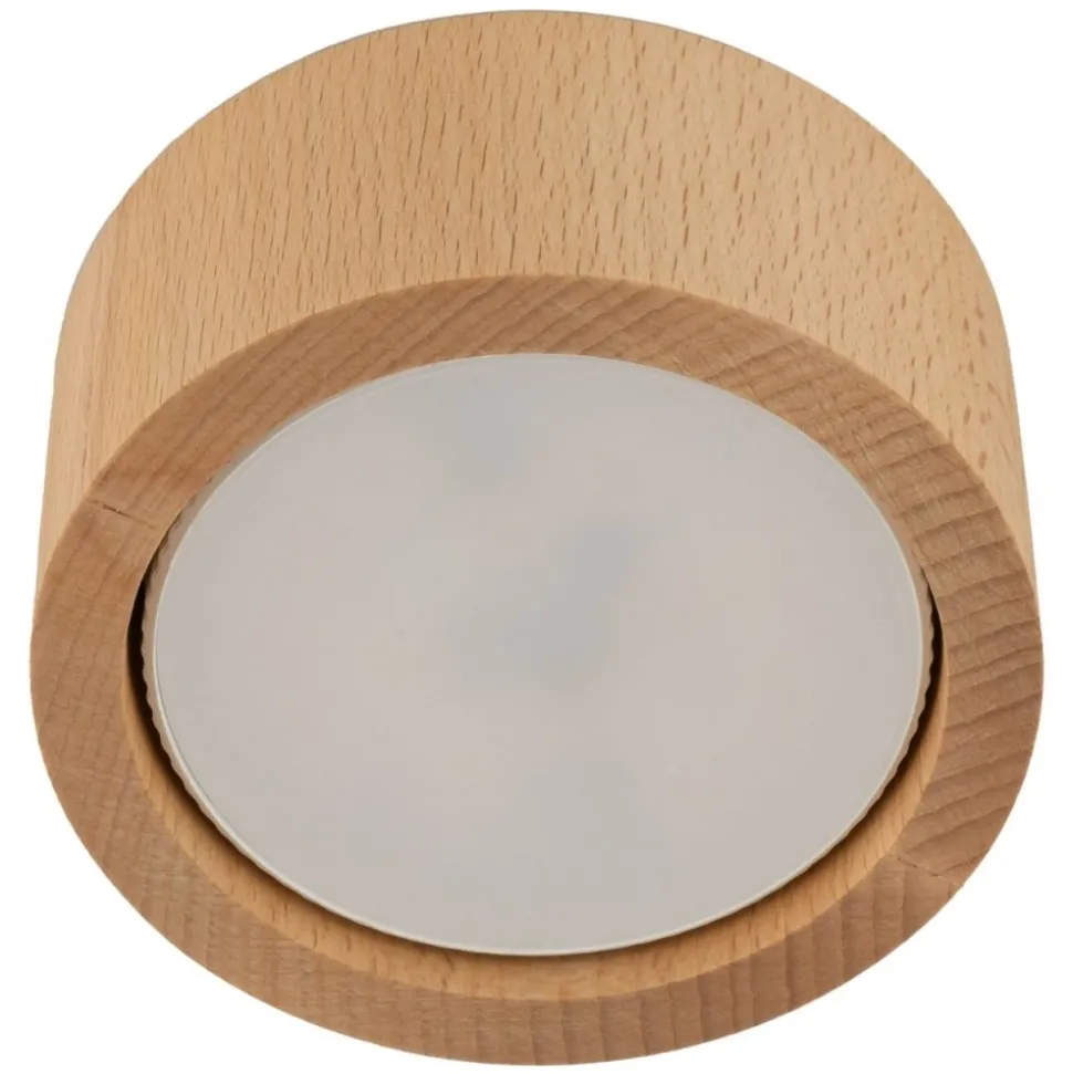 Lampa sufitowa EVE WOOD buk 1xGX53