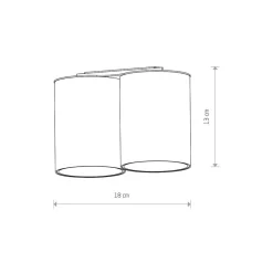 Lampa Sufitowa EYE TONE Biały 2xGU10 IP20