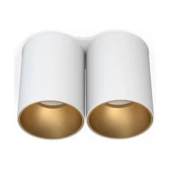 Lampa Sufitowa EYE TONE Biały Złoty 2xGU10 IP20