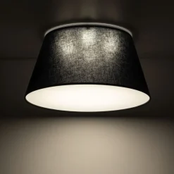 Lampa sufitowa FORMO czarna 4xE27 50 cm