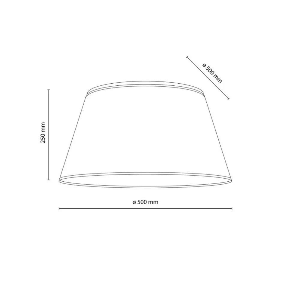 Lampa sufitowa FORMO len 2xE27 38 cm