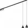 Lampa sufitowa FOURTY czarna 5xGU10
