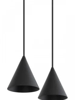 Lampa sufitowa FOURTY czarna 5xGU10