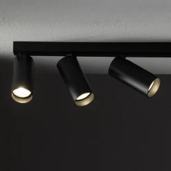 Lampa sufitowa FOURTY czarna 5xGU10
