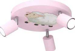 Lampa Sufitowa FUN Różowy 3xGU10 Owca