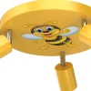 Lampa Sufitowa FUN Żółty 3xGU10 Pszczoła