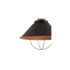 Lampa Sufitowa GARRET Miedziany Czarny Metalowy Klosz 1xE27 34cm