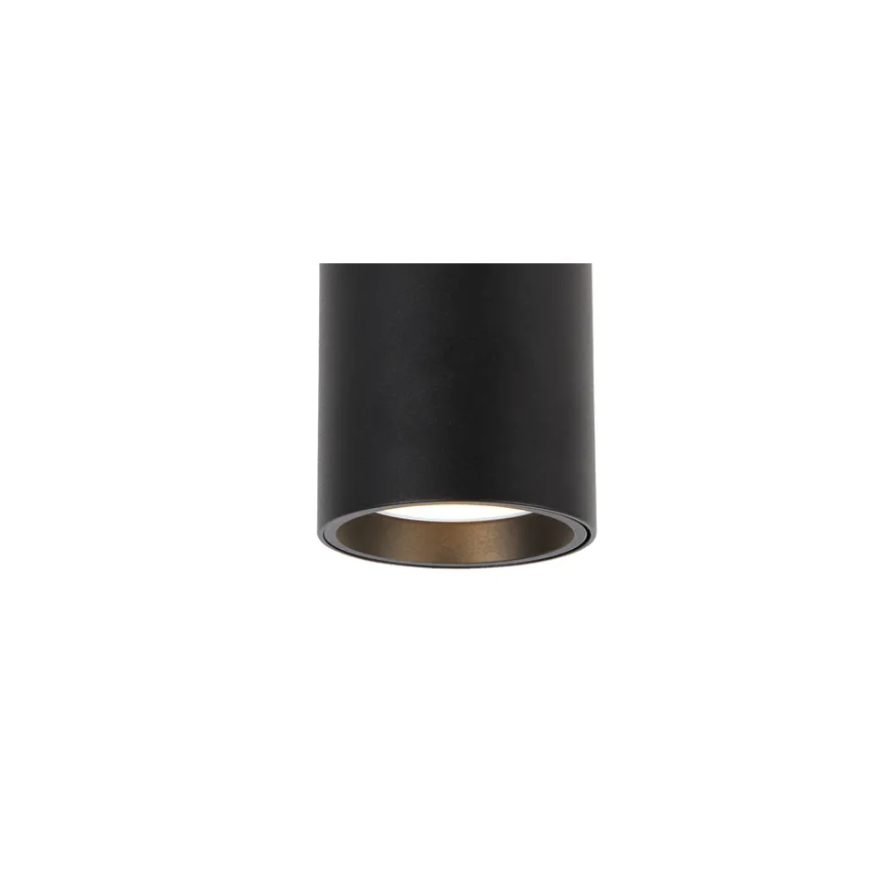 Lampa Sufitowa GENESIS Tuba Czarny 1xGU10 6,3x20cm