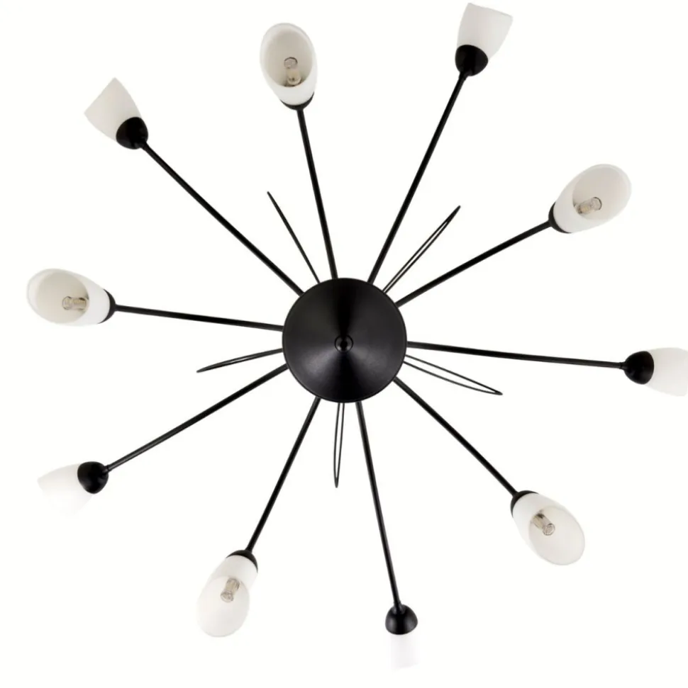 Lampa sufitowa GLORIOSA czarny mat 10xG9