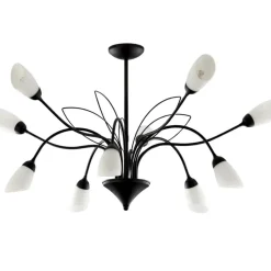 Lampa sufitowa GLORIOSA czarny mat 10xG9