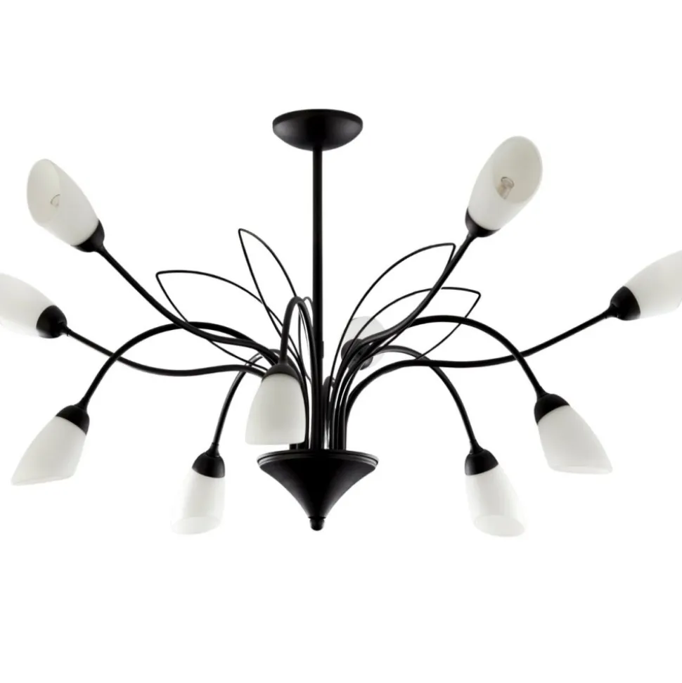Lampa sufitowa GLORIOSA czarny mat 10xG9