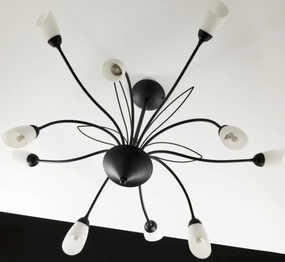 Lampa sufitowa GLORIOSA czarny mat 10xG9