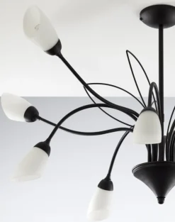 Lampa sufitowa GLORIOSA czarny mat 10xG9