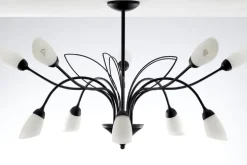 Lampa sufitowa GLORIOSA czarny mat 10xG9