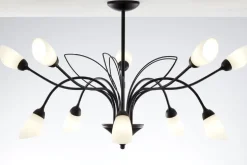 Lampa sufitowa GLORIOSA czarny mat 10xG9