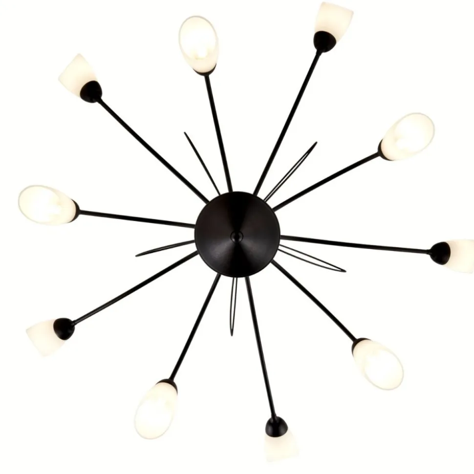 Lampa sufitowa GLORIOSA czarny mat 10xG9