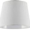 Lampa Sufitowa KAMELIA Biały Abażur 1xE27 38 cm