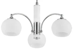 Lampa Sufitowa LARGO Srebrny Biały