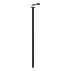 Lampa Sufitowa LASER Czarny 1xG9 90cm