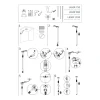 Lampa Sufitowa LASER Złoty 1xG9 110cm