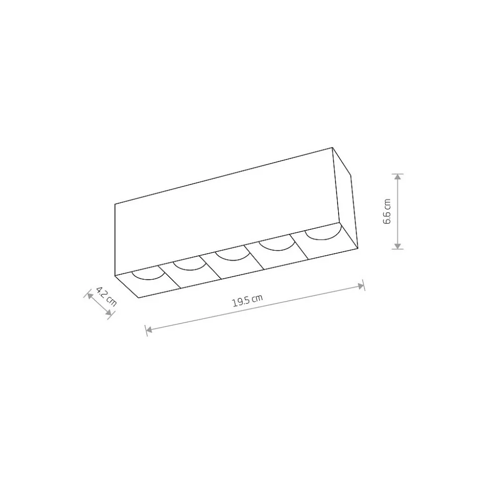 Lampa Sufitowa MIDI Czarny 20W LED 3000K