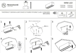Lampa Sufitowa MIDI Czarny 20W LED 3000K