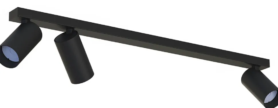 Lampa sufitowa MONO czarna 3xGU10