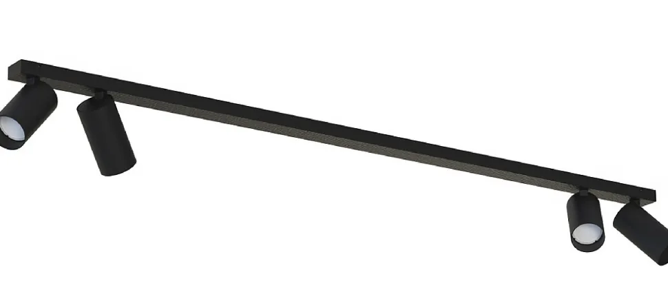 Lampa sufitowa MONO czarna 4xGU10