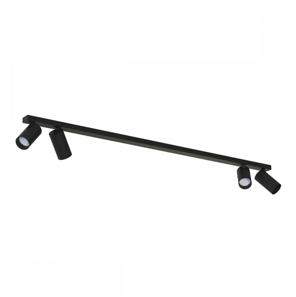 Lampa sufitowa MONO czarna 4xGU10