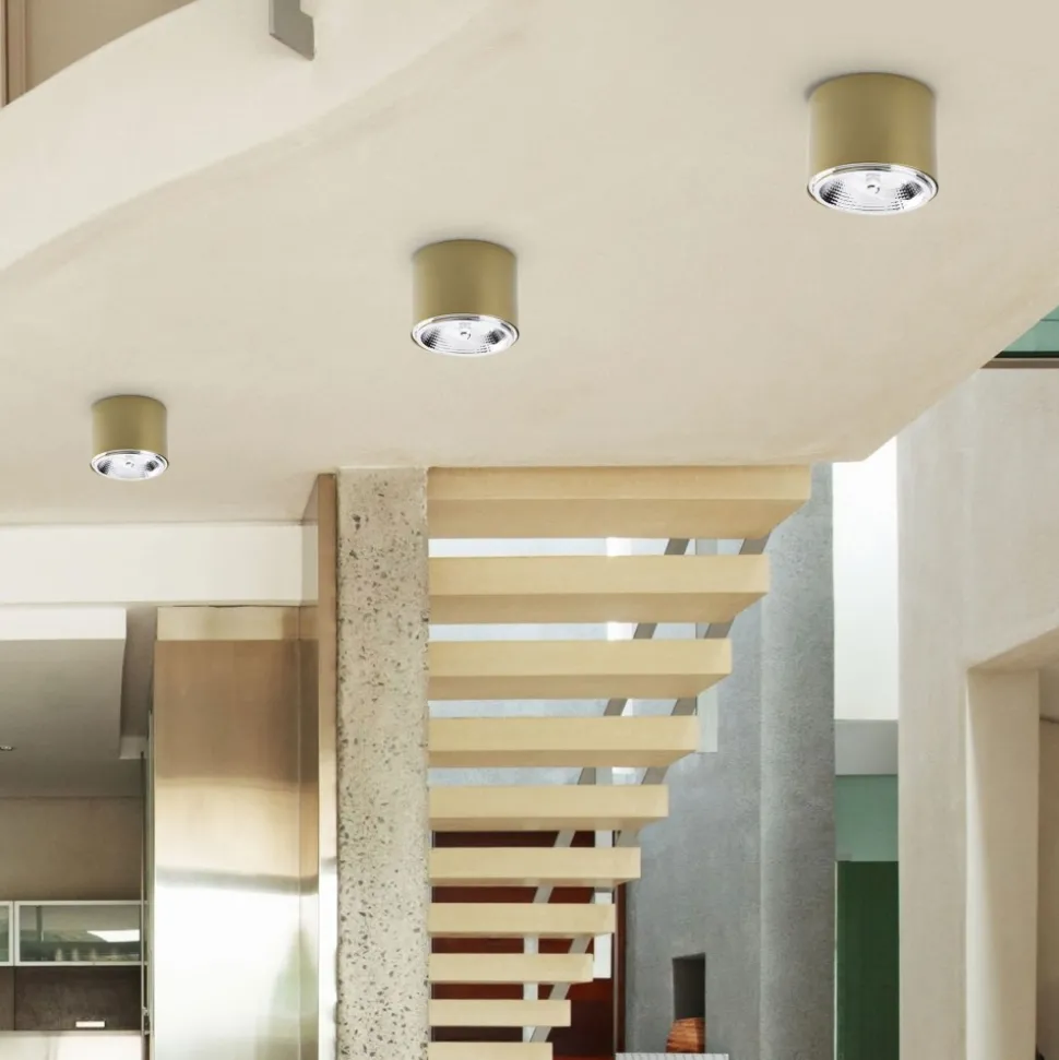 Lampa Sufitowa MORIS Złoty 1xGU10/AR111