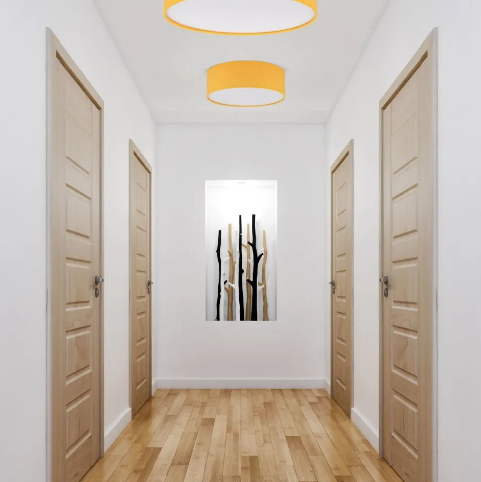 Lampa sufitowa NICOLA żółta 4xE27 38 cm