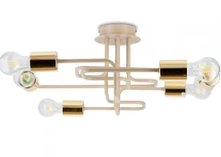 Lampa Sufitowa Onyx Beżowa 6xE27 63x53 cm