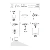 Lampa Sufitowa PARANA Złoty 1xGU10 IP44