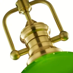 Lampa sufitowa PLATINO mosiądz 1xE27