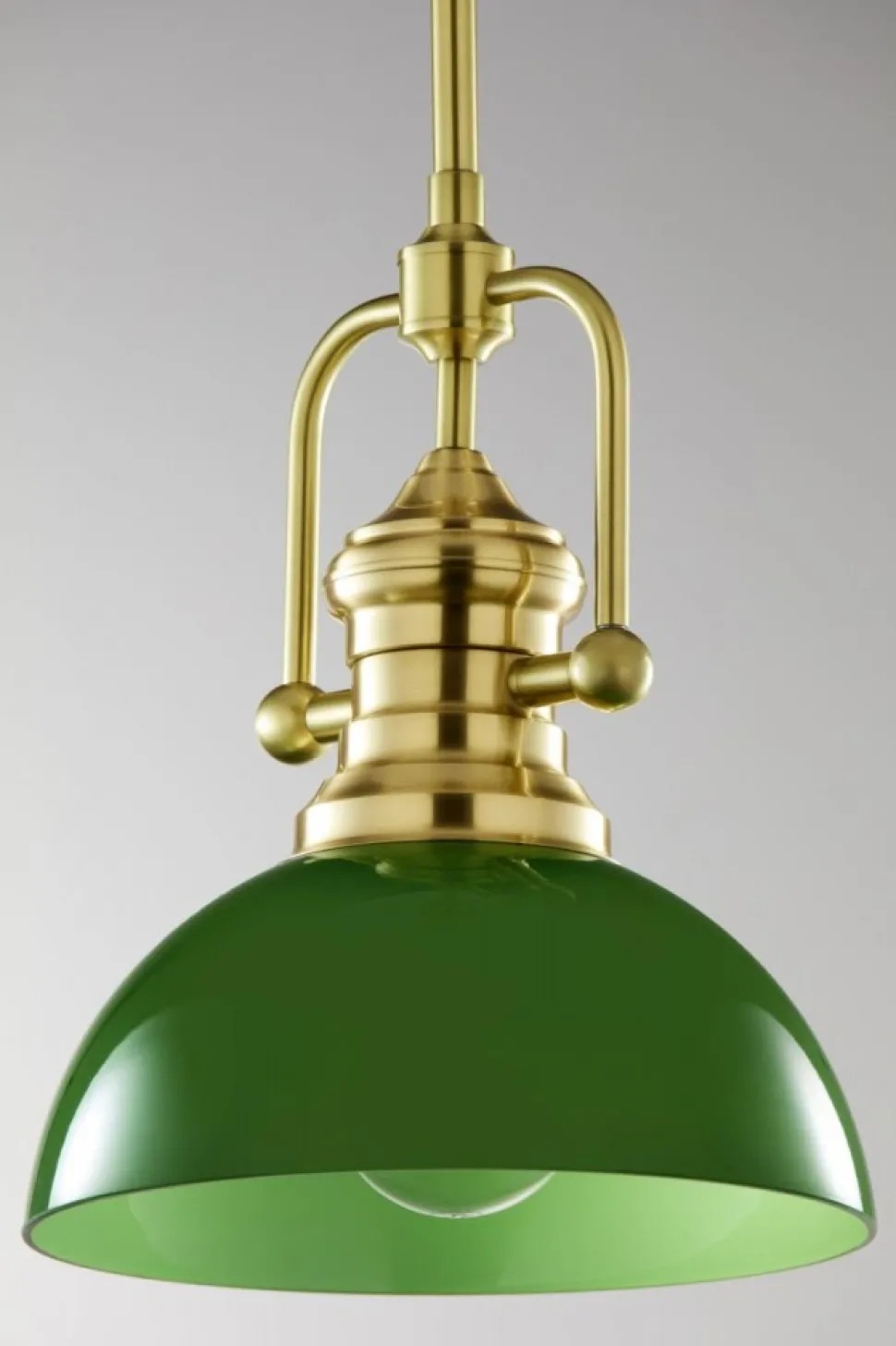 Lampa sufitowa PLATINO mosiądz 1xE27