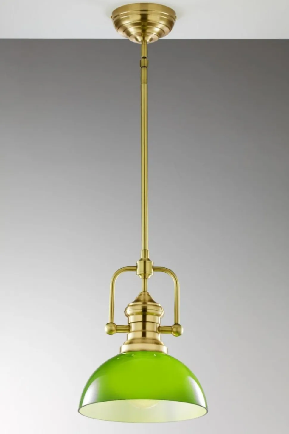 Lampa sufitowa PLATINO mosiądz 1xE27