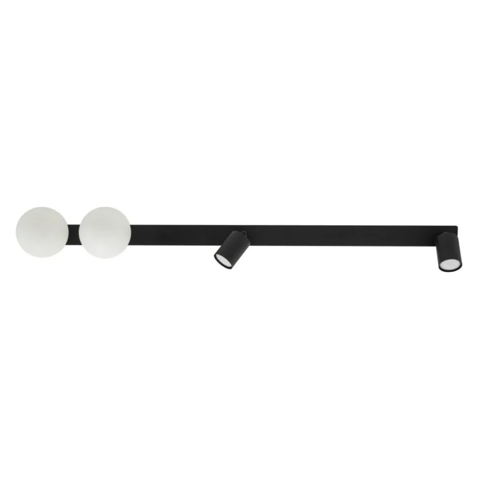Lampa sufitowa podtynkowa Spot VOX czarna 2xG9 2xGU10