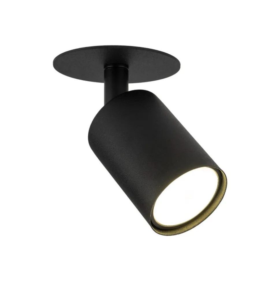 Lampa sufitowa podtynkowa Spot NEX czarna 1xGU10
