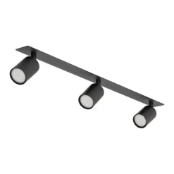 Lampa sufitowa podtynkowa Spot NEX czarna 3xGU10