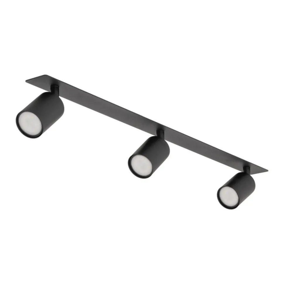 Lampa sufitowa podtynkowa Spot NEX czarna 3xGU10