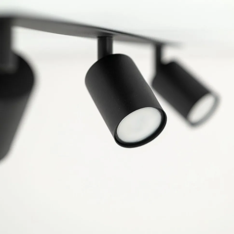Lampa sufitowa podtynkowa Spot NEX czarna 3xGU10