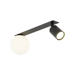 Lampa sufitowa podtynkowa Spot VOX czarna 1xG9 1xGU10