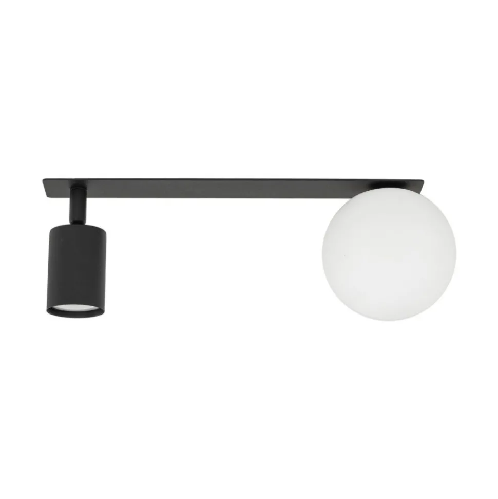 Lampa sufitowa podtynkowa Spot VOX czarna 1xG9 1xGU10