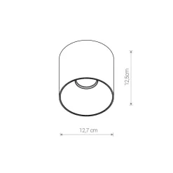 Lampa sufitowa POINT TONE biały/złoty