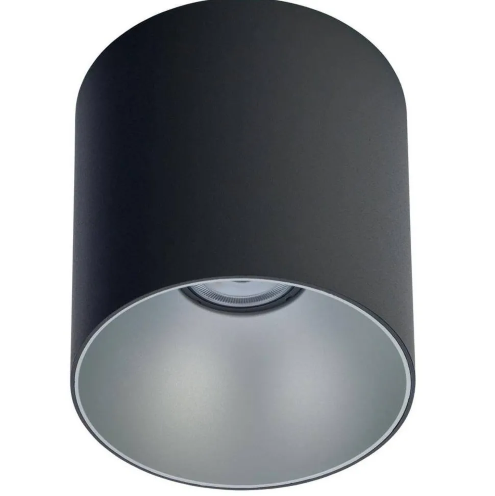 Lampa sufitowa POINT TONE czarny/srebrny