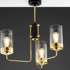 Lampa sufitowa RAMIREZ złota 3xE27