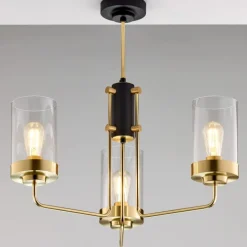 Lampa sufitowa RAMIREZ złota 3xE27